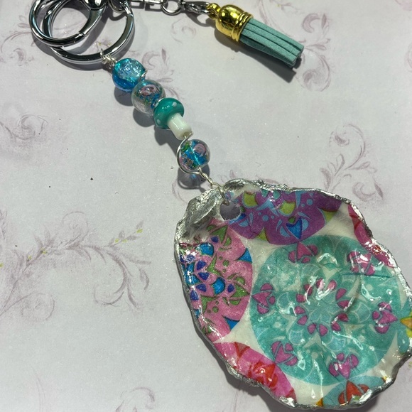 Colorful Keychain/ Purse Jewelry with Tassel - Picture 3 of 4